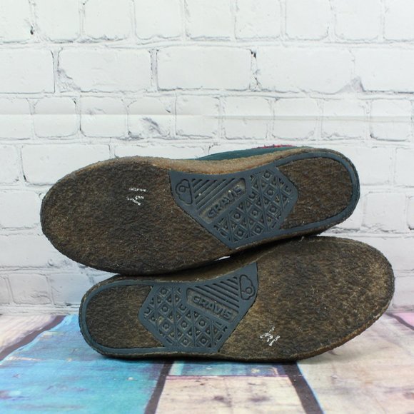 Gravis Nomad Exp Indigo Suede Leather Wool Laces Chukka Boots Size 7.5 - Picture 9 of 9